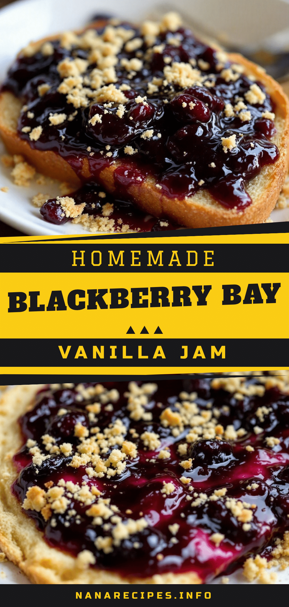 blackberry bay vanilla jam recipe