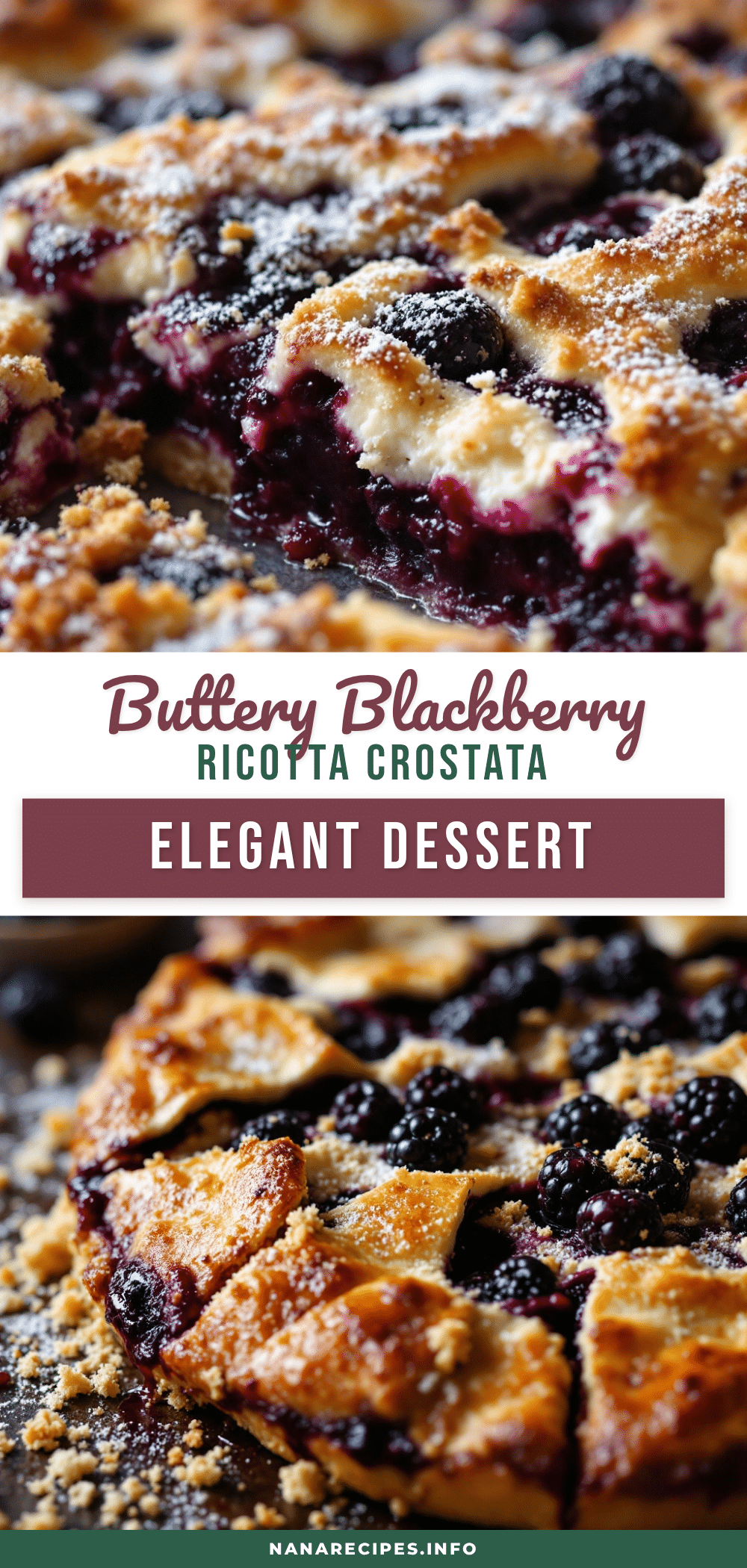 blackberry-ricotta crostata recipe