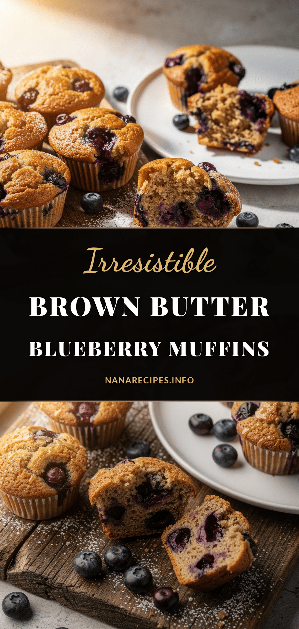 brown butter blueberry muffins recipe
