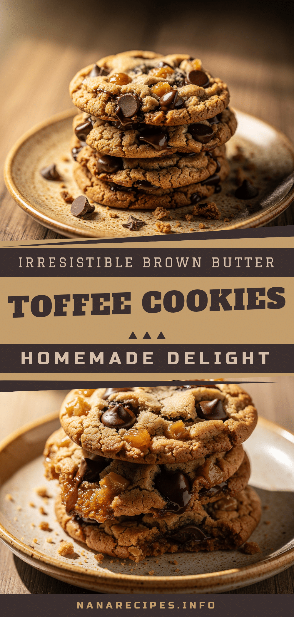 brown butter toffee chocolate chip cookies recipe
