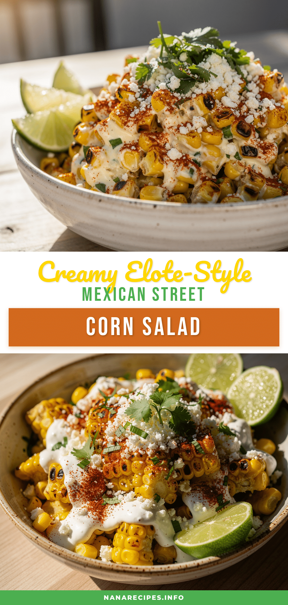 creamy elote-style mexican street corn salad recipe