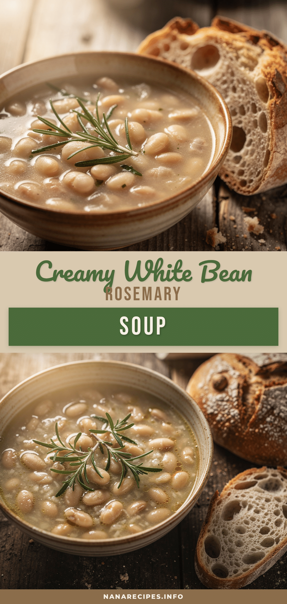 creamy white bean and rosemary soup recipe
