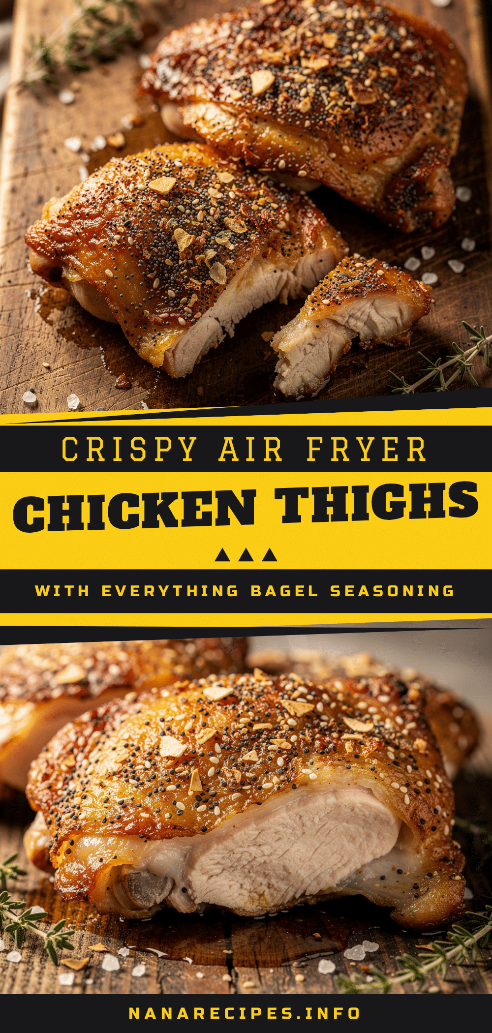 crispy air fryer chicken thighs recipe