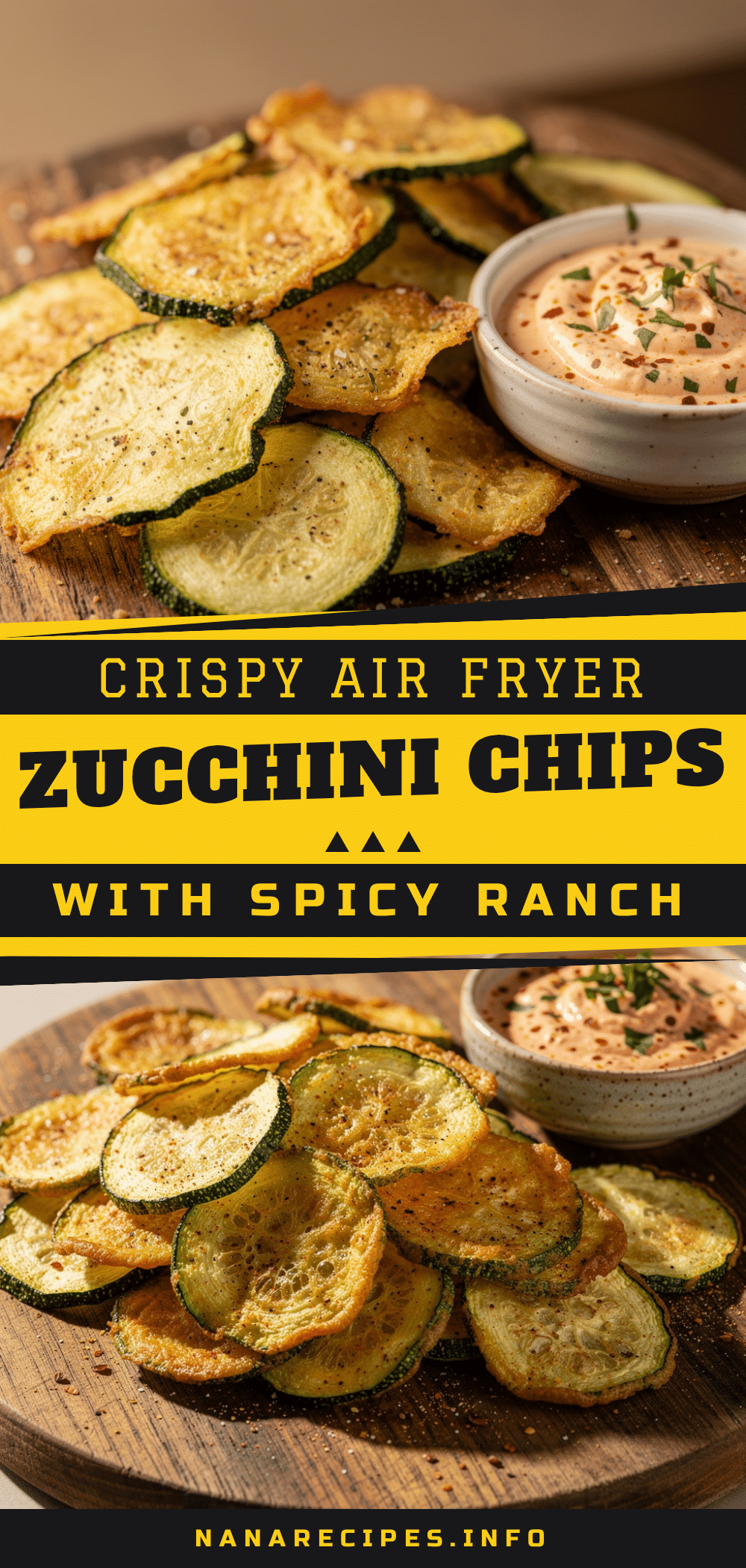 crispy air fryer zucchini chips recipe