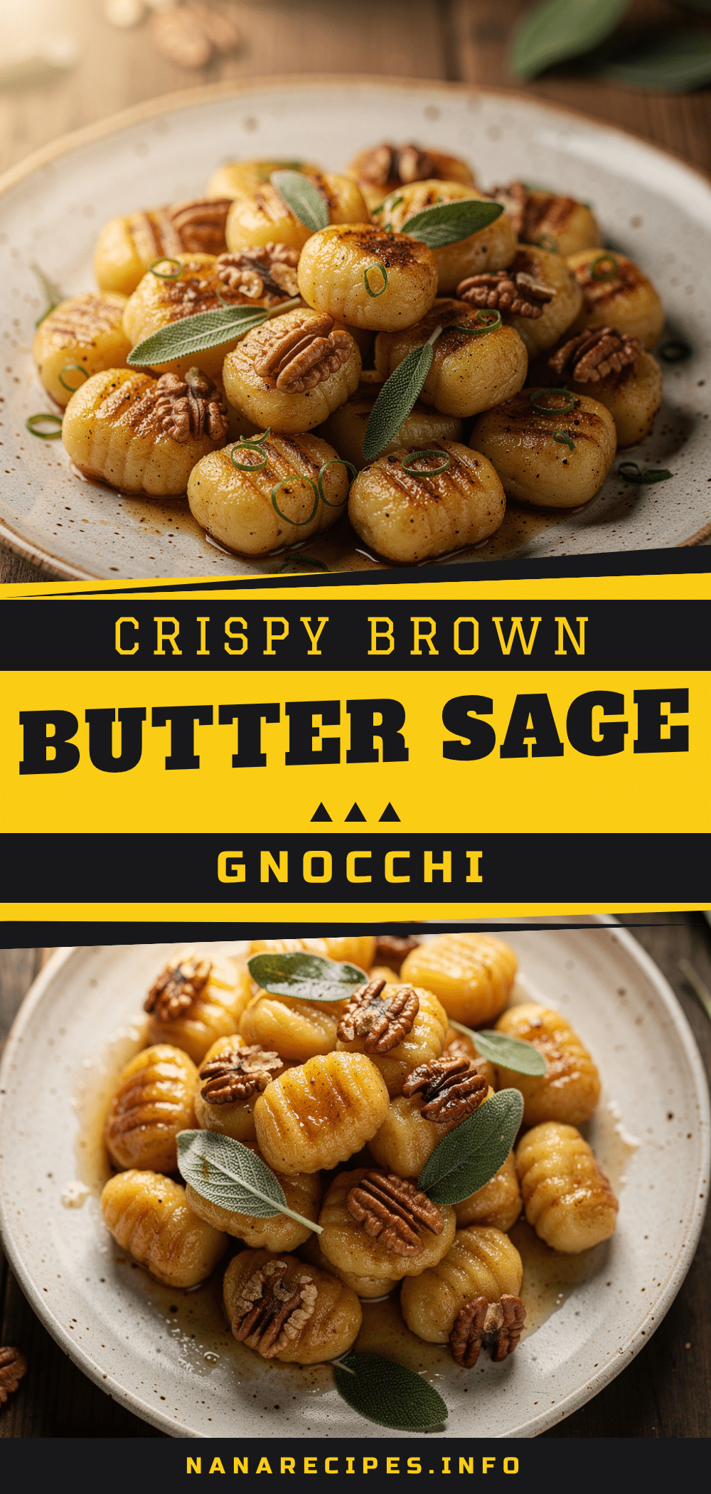 crispy brown butter sage gnocchi recipe