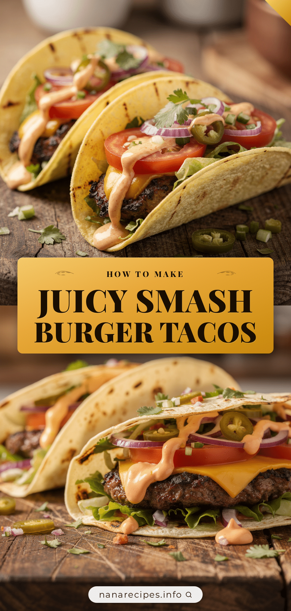 crispy smash burger tacos recipe