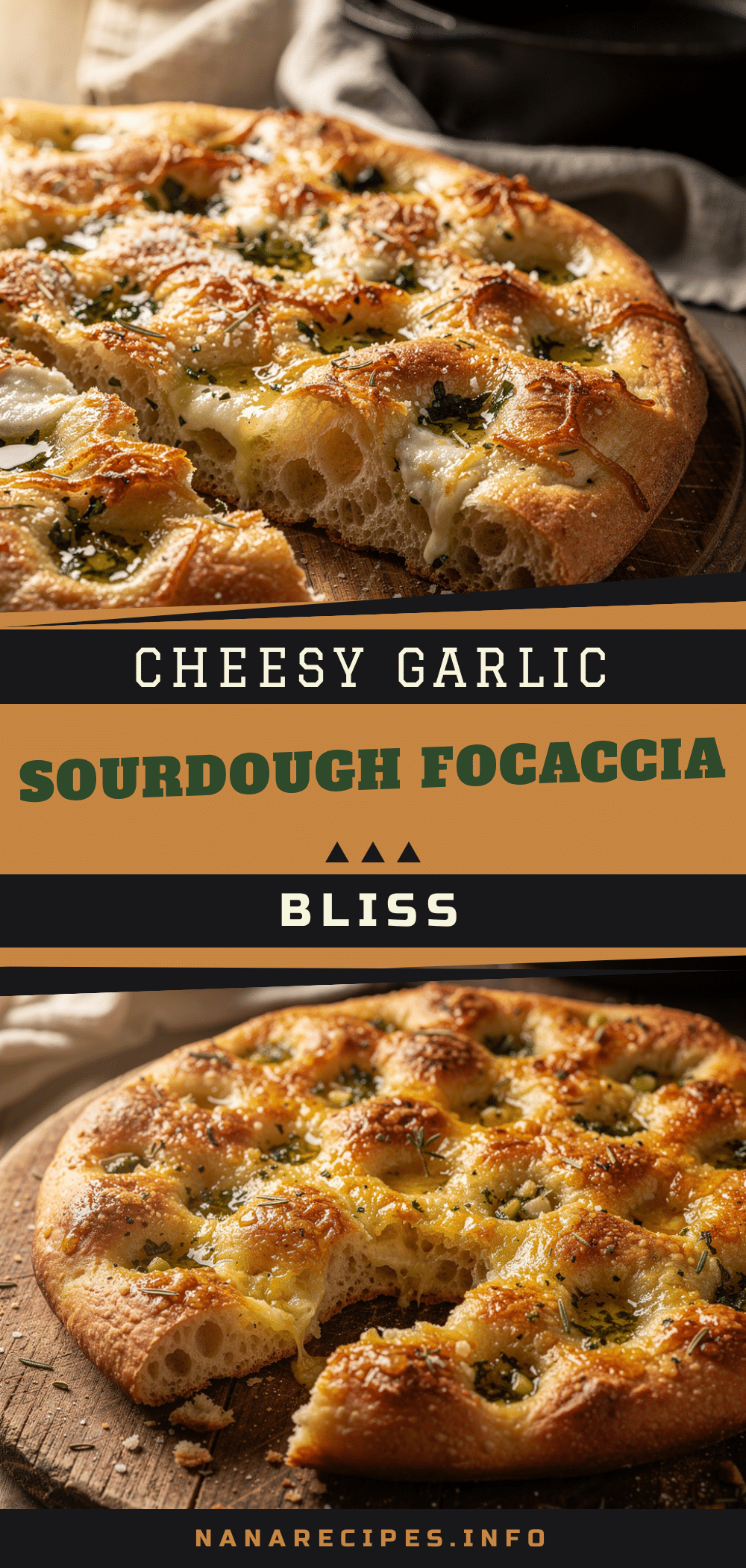 crispy sourdough discard cheesy garlic focaccia recipe