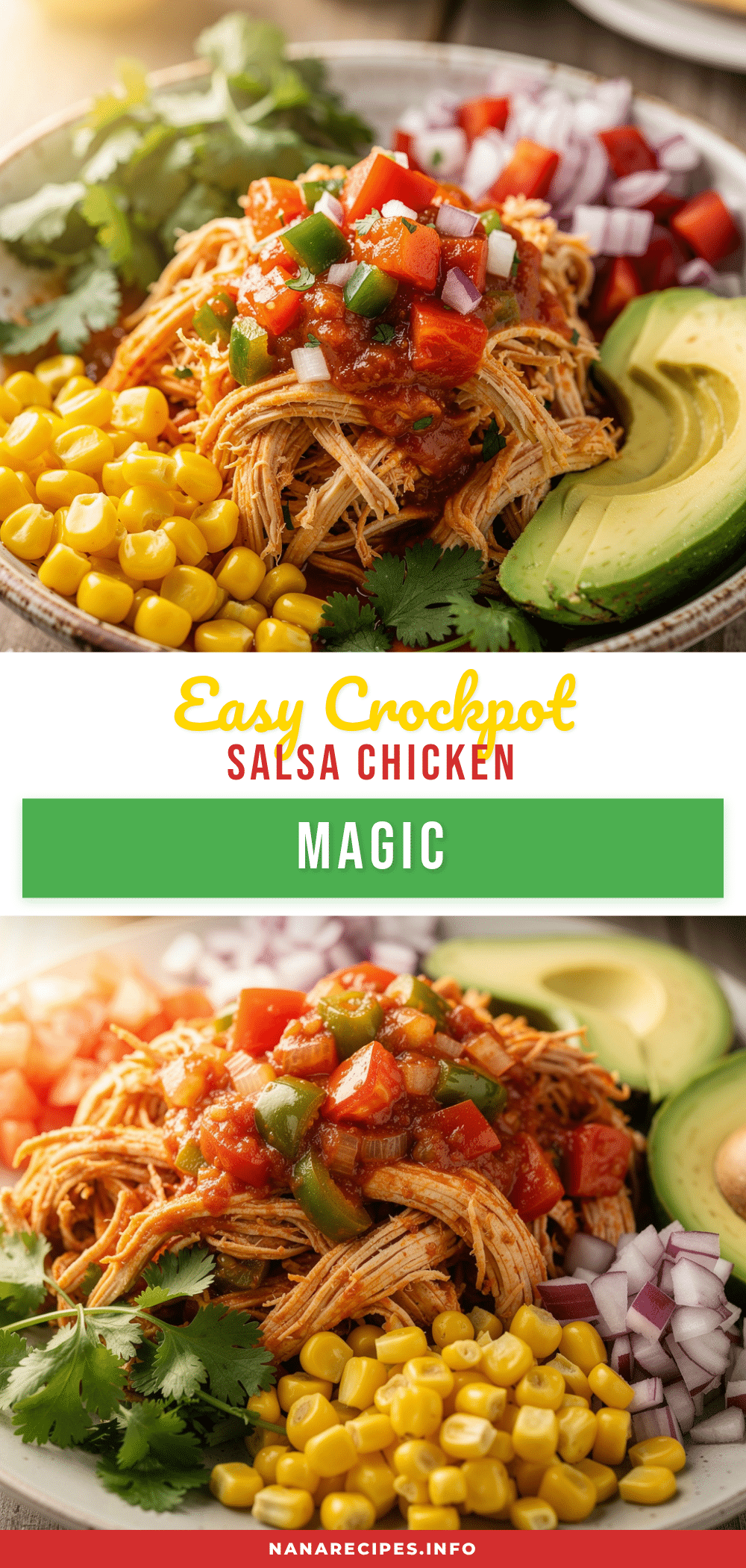 easy crockpot salsa chicken recipe
