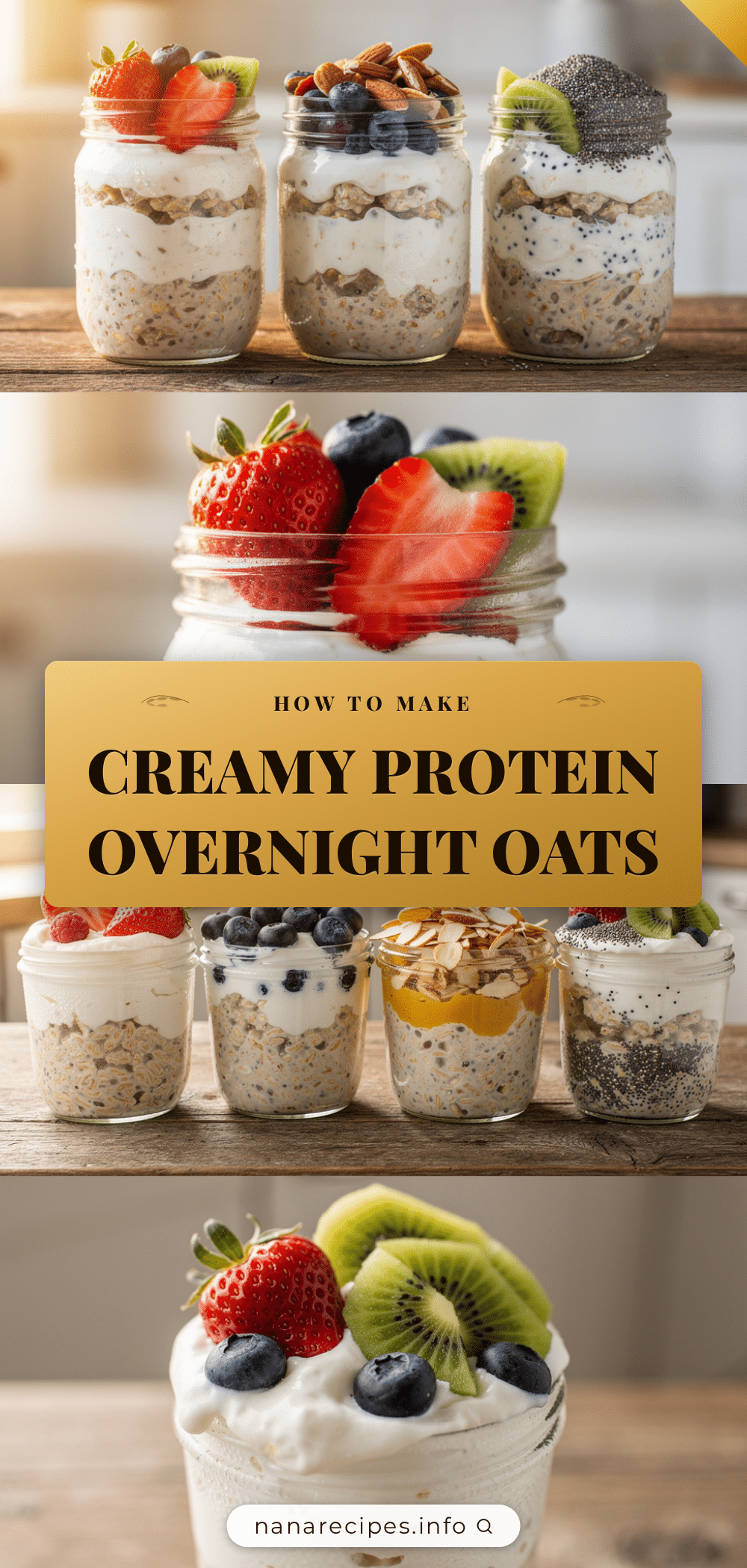 fresh protein overnight oats recipe