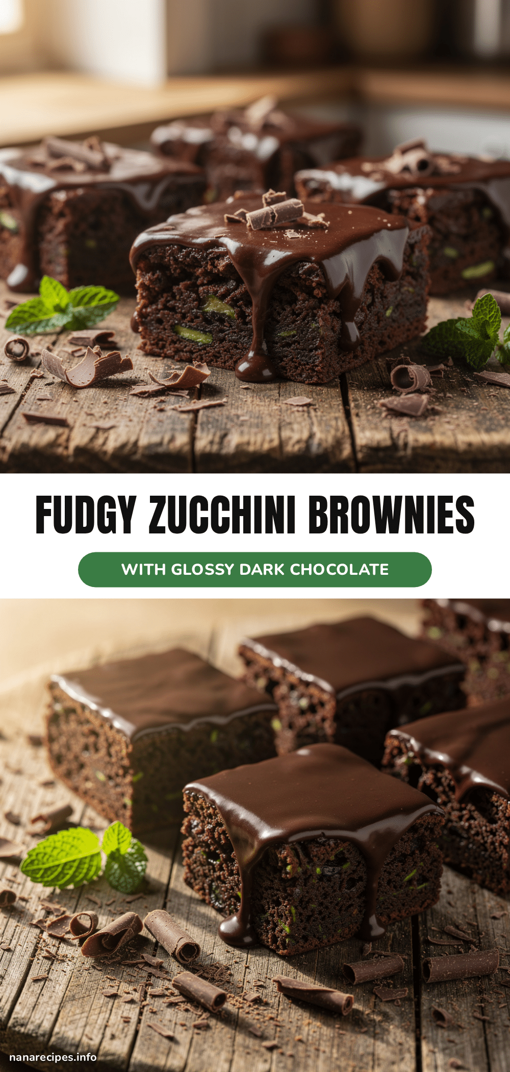 fudgy zucchini brownies recipe
