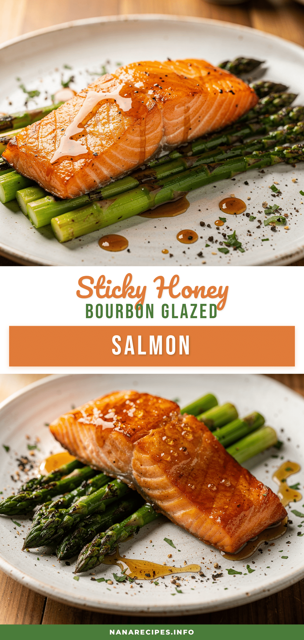 honey bourbon glazed salmon recipe