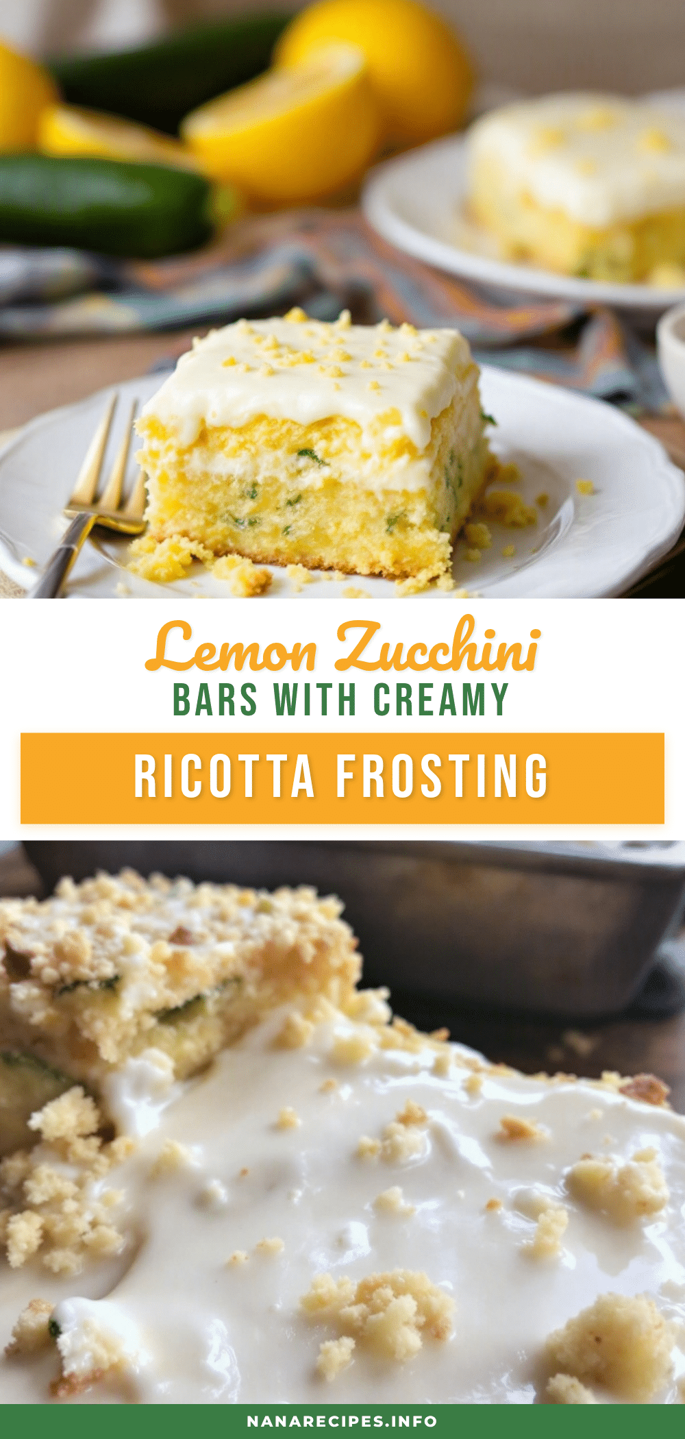 lemon zucchini bars recipe