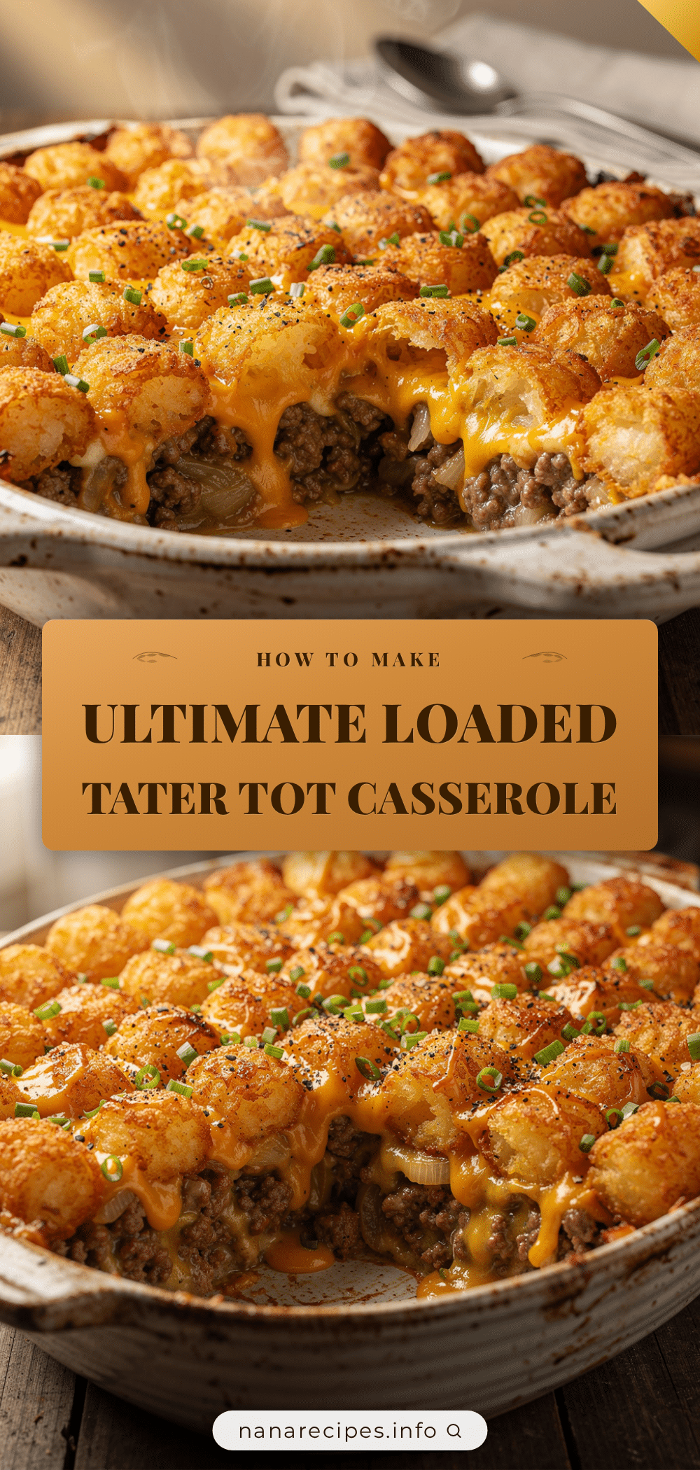 loaded tater tot casserole recipe