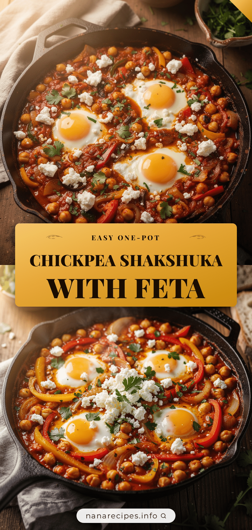 one-pot chickpea shakshuka recipe
