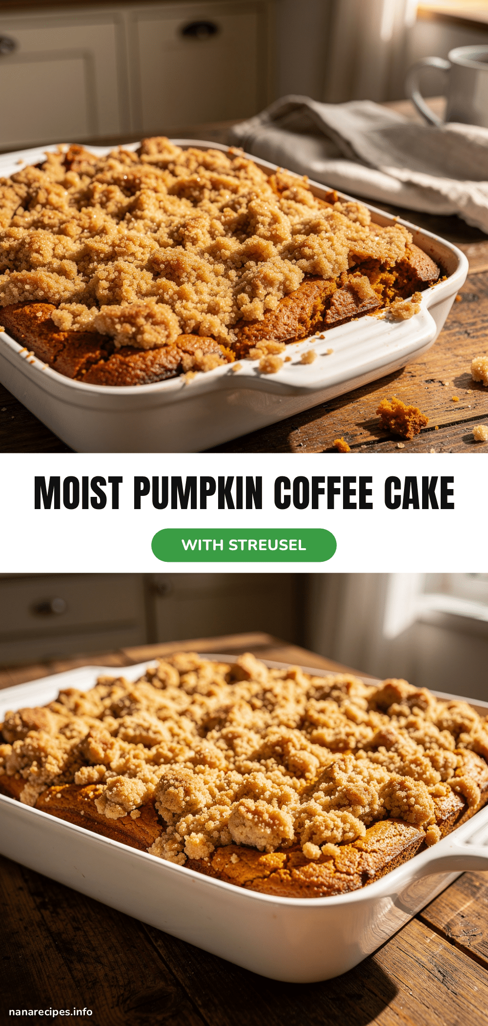 pumpkin coffee cake recipe