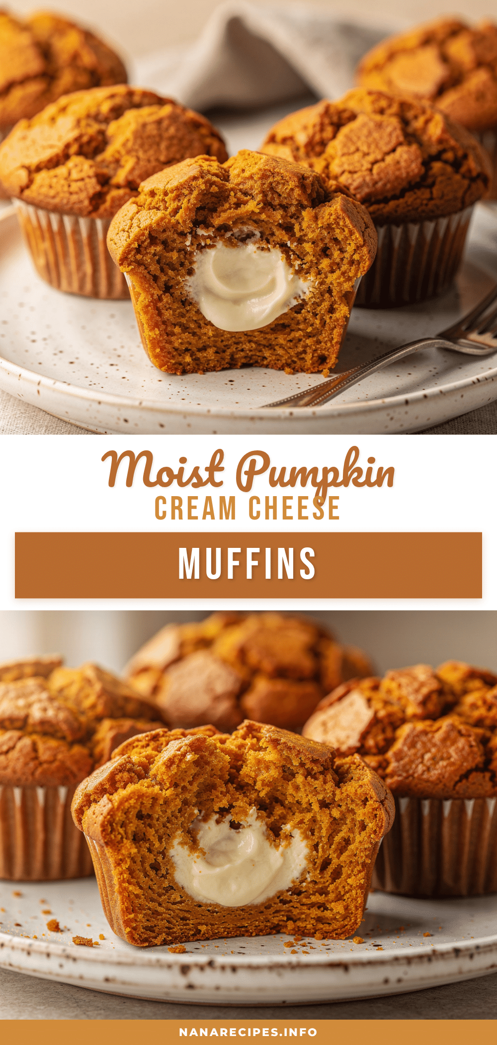 pumpkin cream cheese muffins recipe