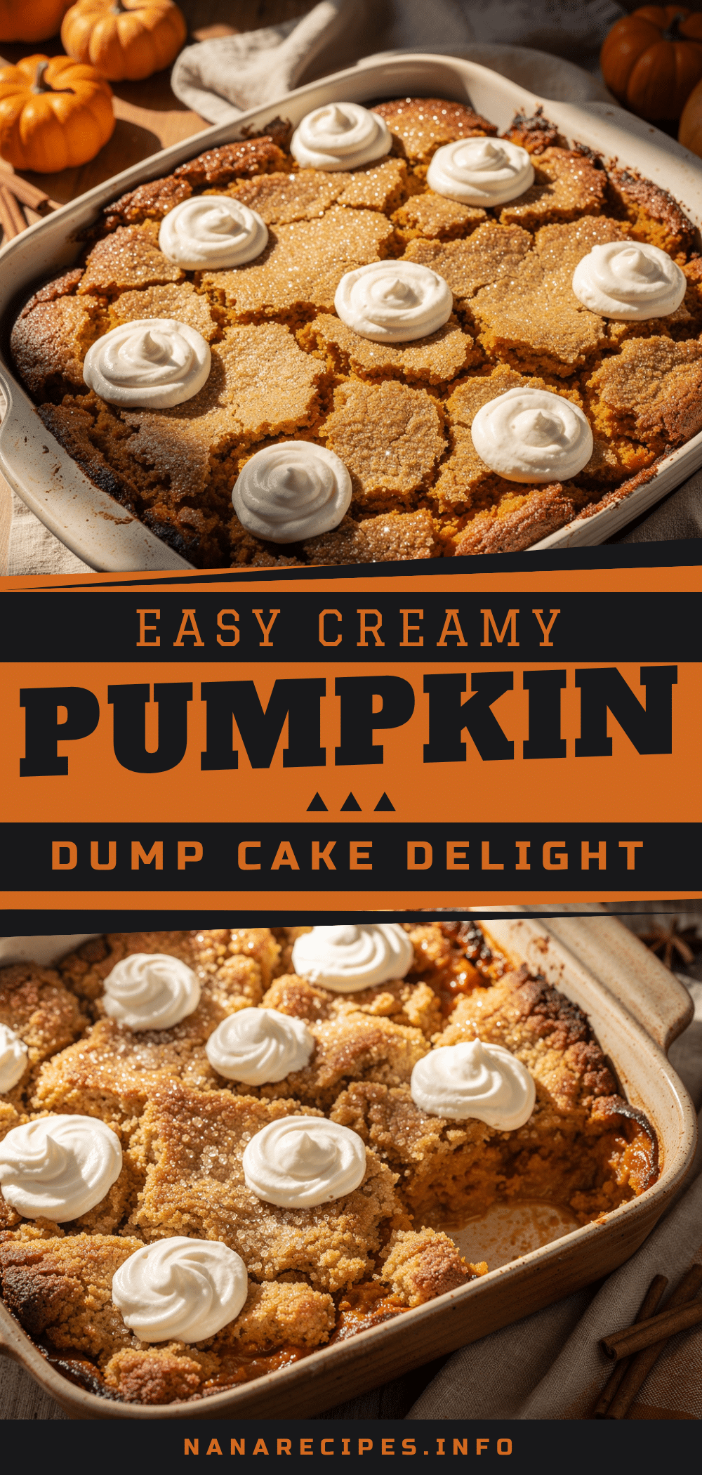 pumpkin dump cake recipe