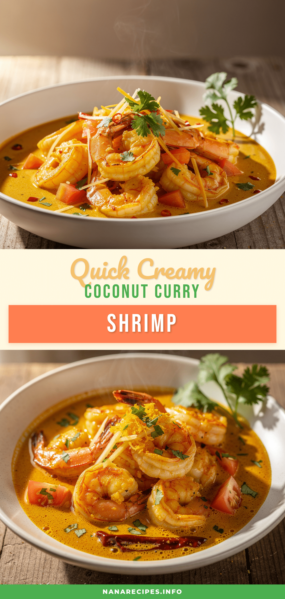 quick creamy coconut curry shrimp recipe