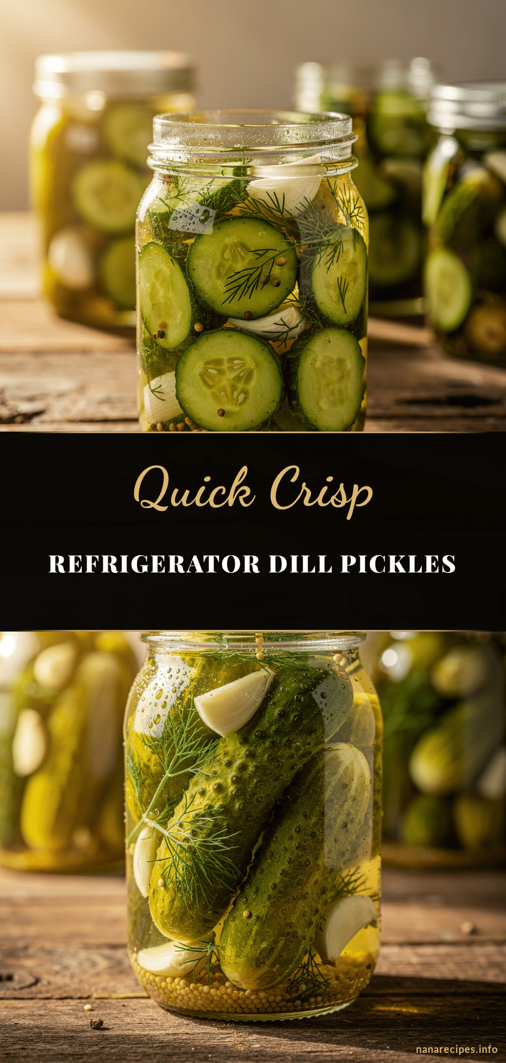 quick crisp refrigerator dill pickles recipe