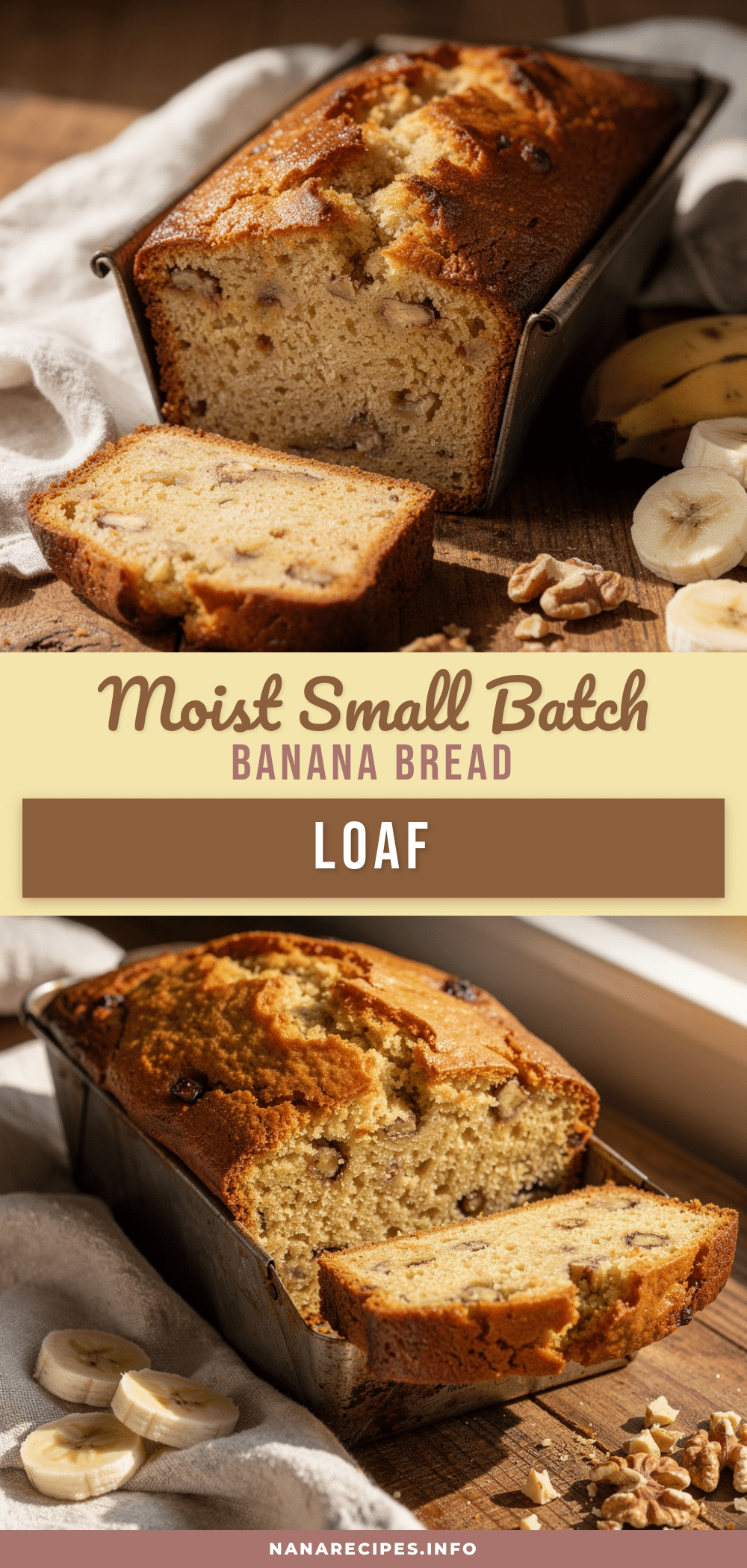 small batch banana bread recipe