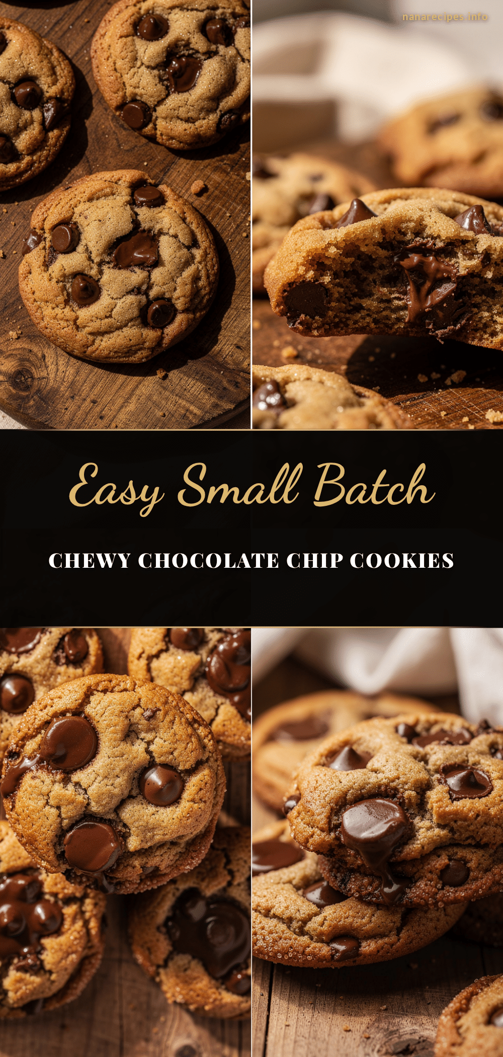 small batch chewy chocolate chip cookies recipe