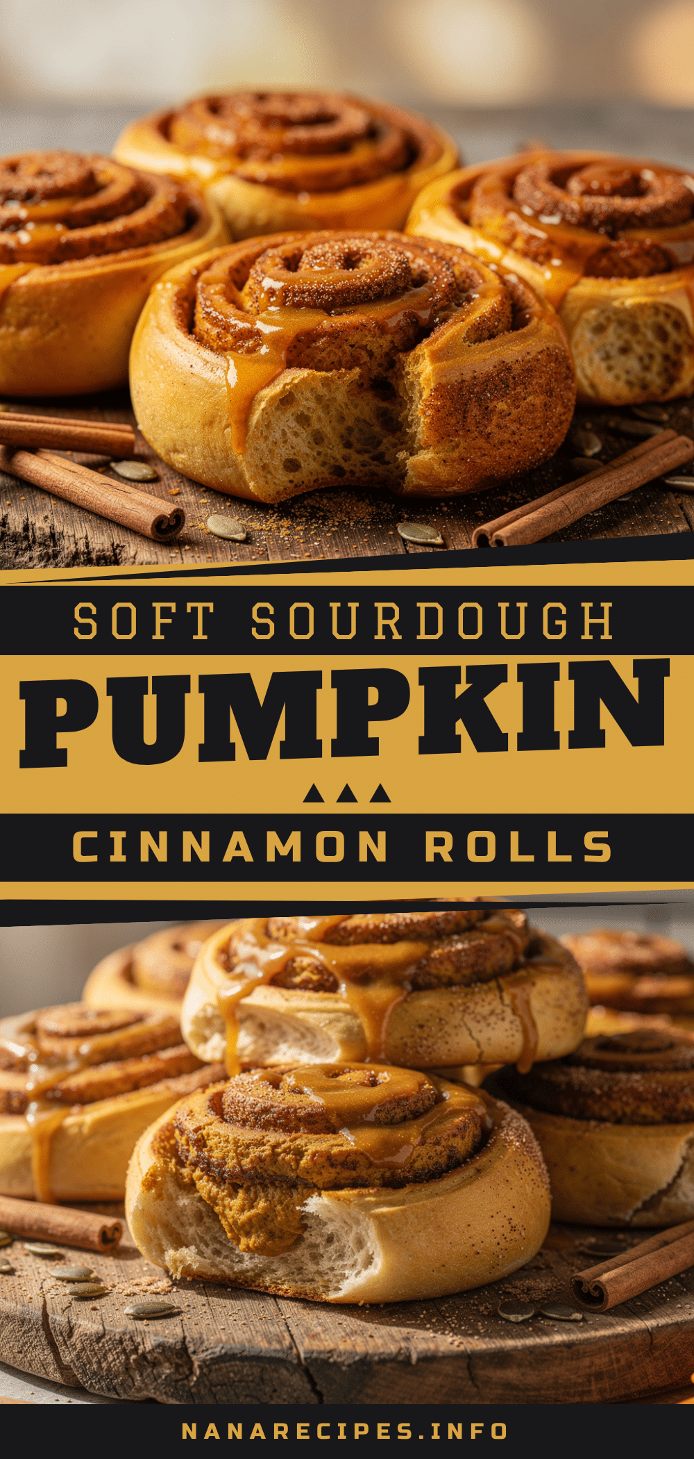 sourdough discard pumpkin cinnamon rolls recipe