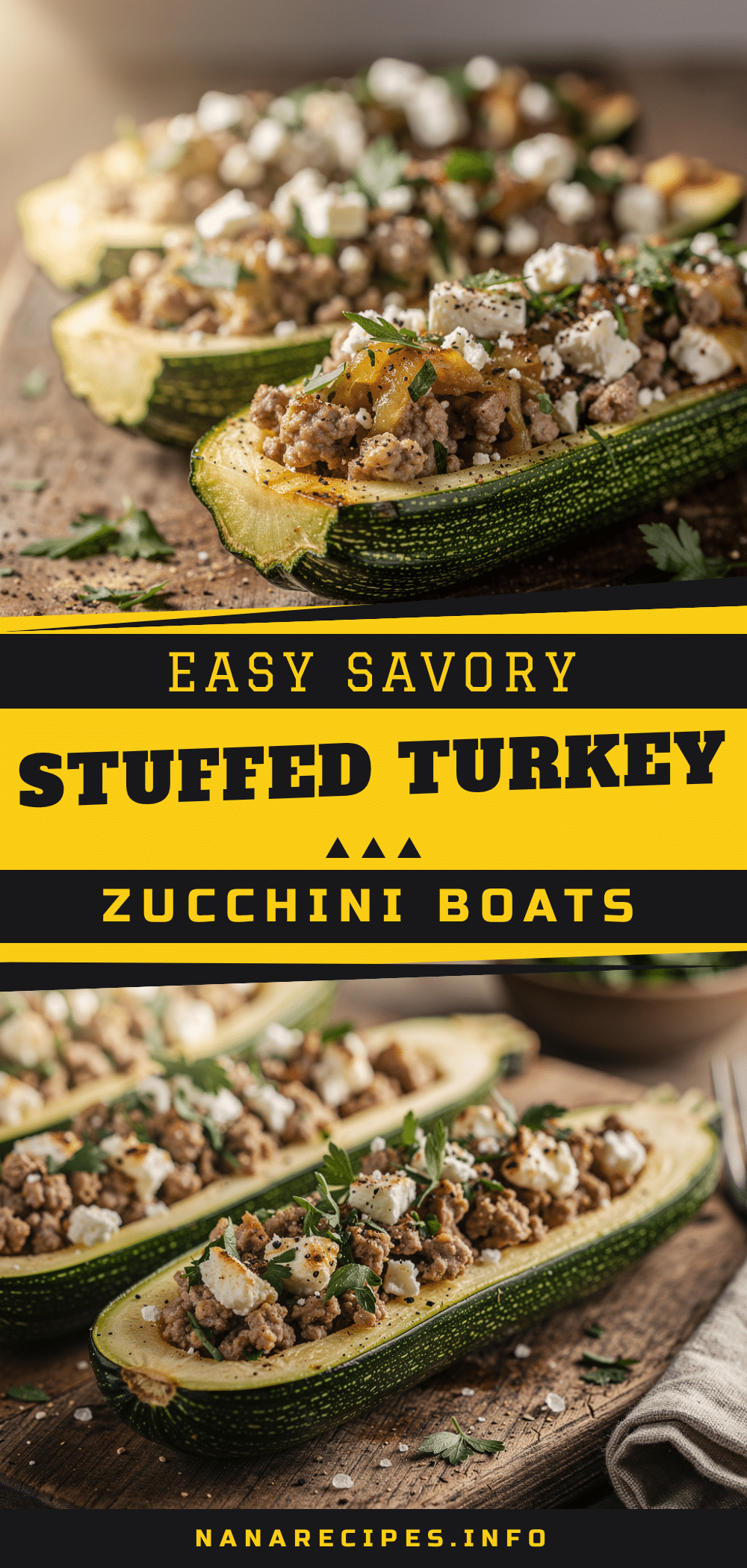 stuffed zucchini boats recipe