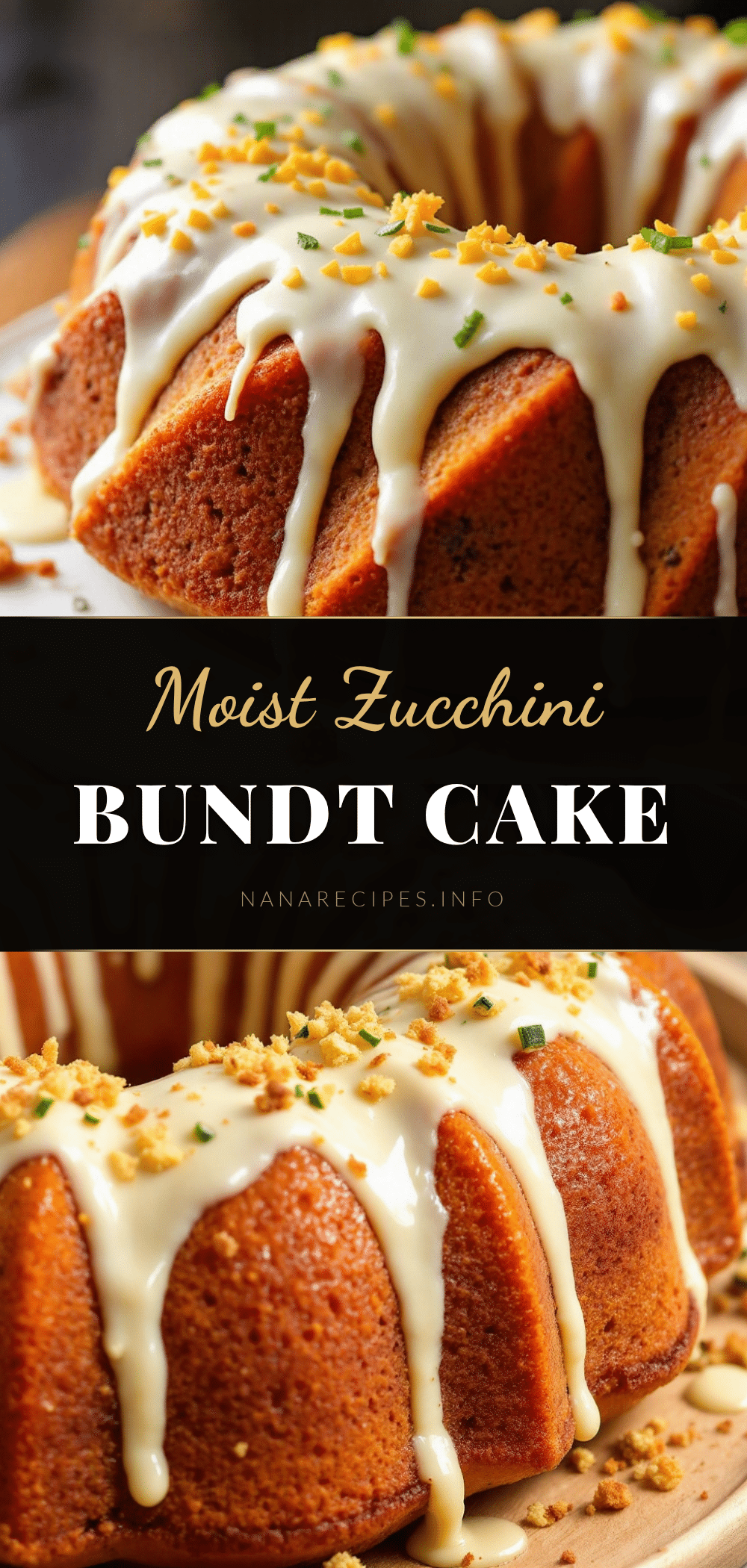 zucchini bundt cake with cream cheese glaze recipe